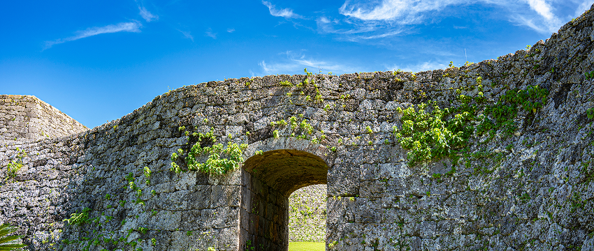 座喜味城跡の写真