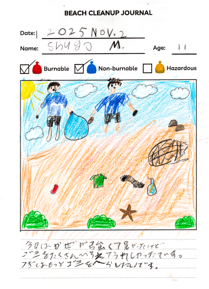 ビーチクリーンアップクラブ Vol.48 子どもジャーナル5枚目